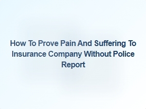 Documenting Pain Without a Police Report