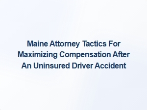Uninsured Crash Compensation Tactics in Maine