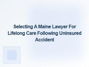 Choosing a Maine Lawyer for Uninsured Accident Care